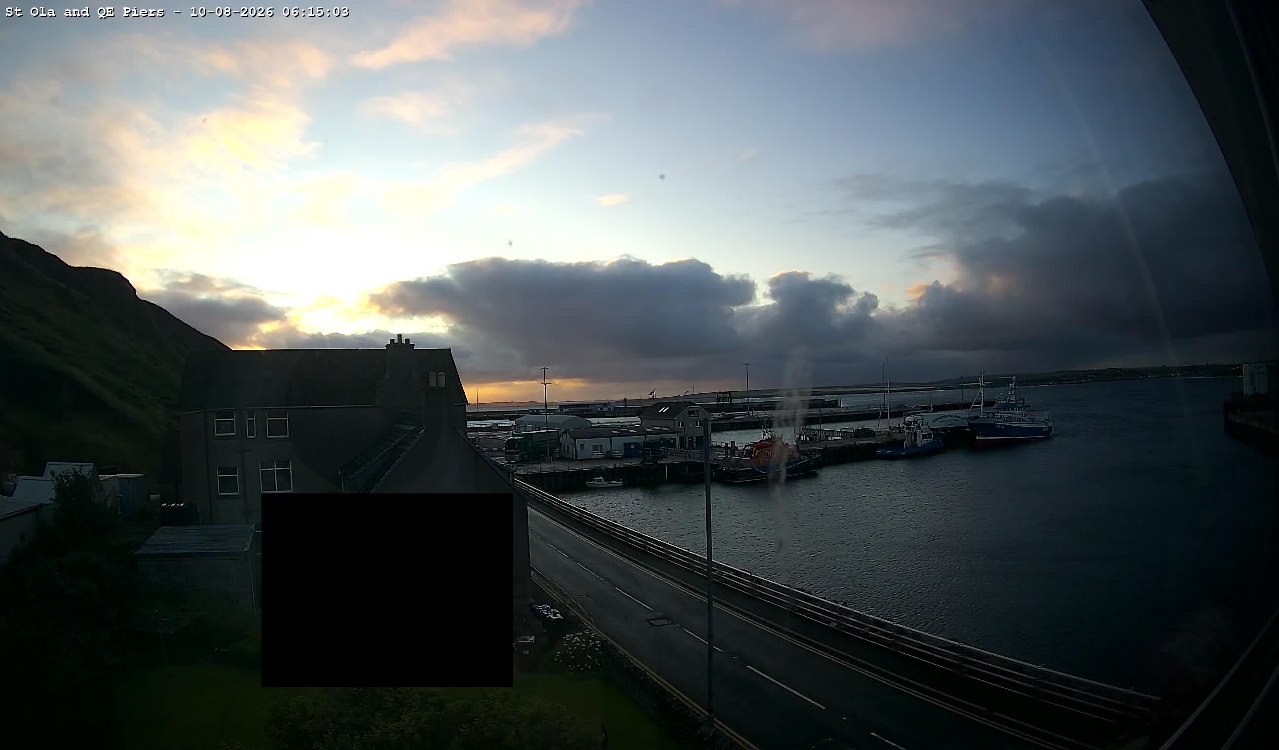 St Ola and QE Piers webcam